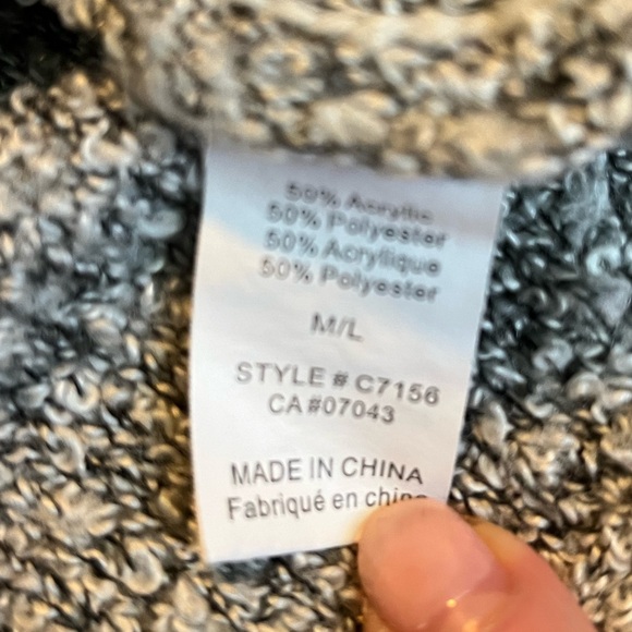 Dreamers Salt & Pepper Relaxed Fit Sweater - Picture 10 of 11